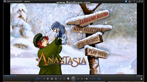 anastasia dvd menu|opening to anastasia 1999 dvd.